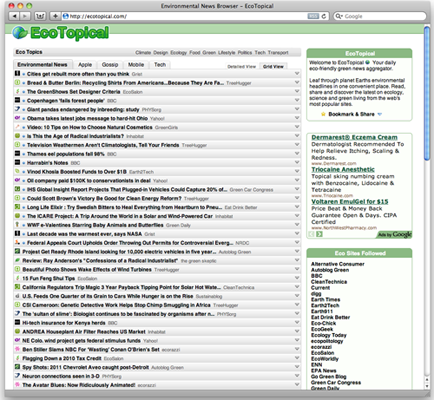 EcoTopical Screenshot
