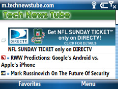 Tech News Tube Windows Mobile